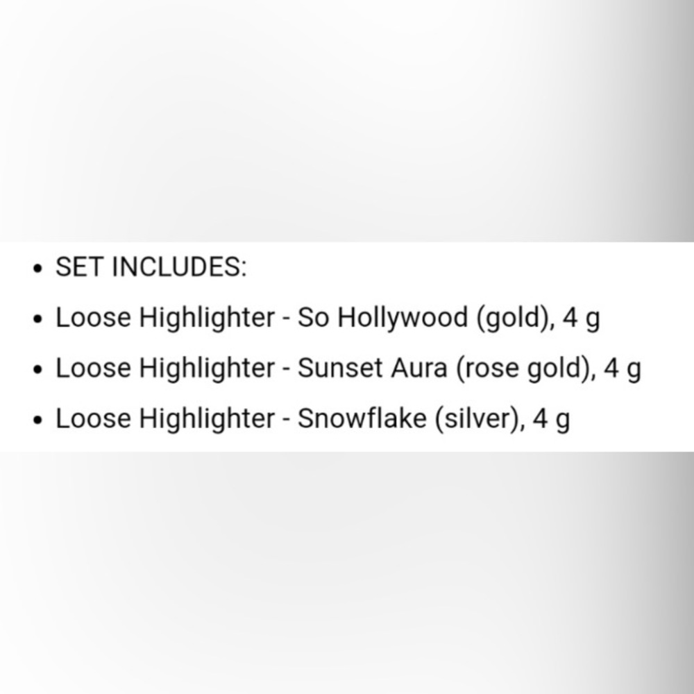 ANASTASIA BEVERLY HILLS
3-Pc. Mini Loose Highlighter Set | A limited-edition - Picture 10 of 10